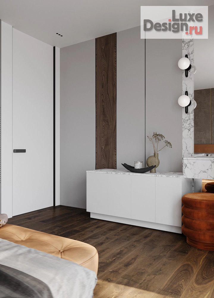 Дизайн интерьера двухкомнатной квартиры "Интерьер квартиры на Новослободской " (фото 13)