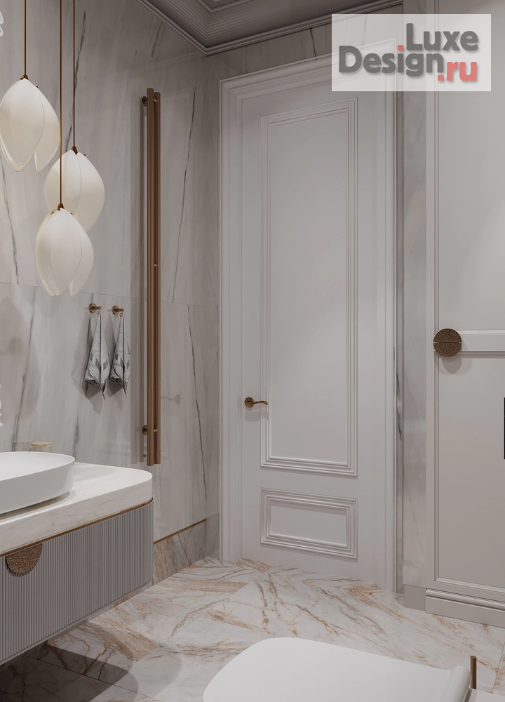 Дизайн интерьера трехкомнатной квартиры "Современная классика" (фото 43)