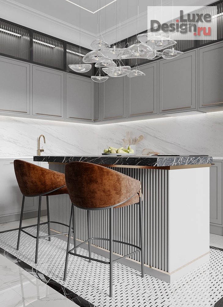 Дизайн интерьера трехкомнатной квартиры "Современная классика" (фото 6)