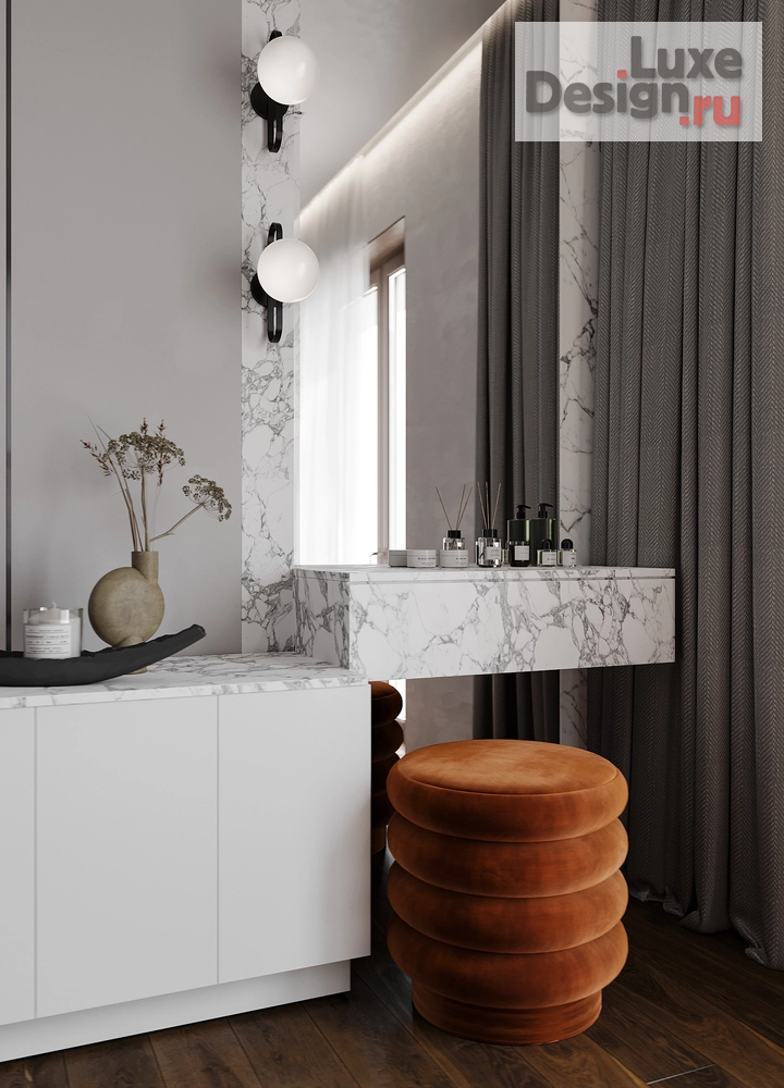 Дизайн интерьера двухкомнатной квартиры "Интерьер квартиры на Новослободской " (фото 16)