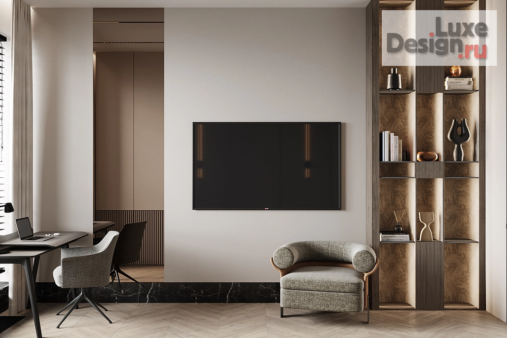 Дизайн интерьера двухкомнатной квартиры "Современная квартира " (фото 42)