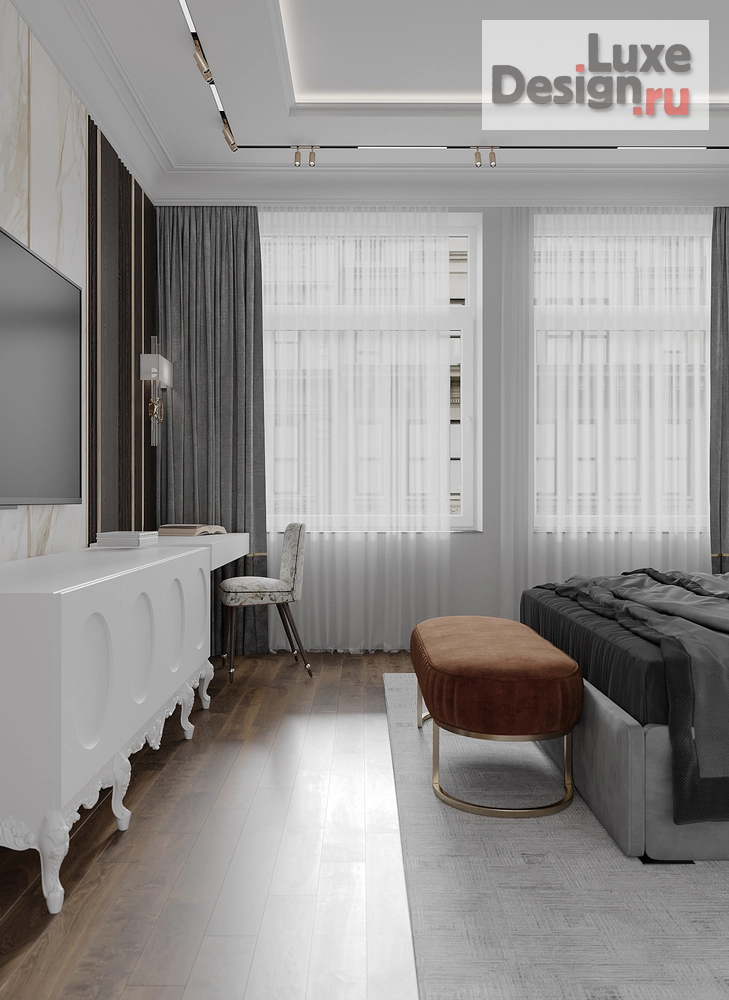 Дизайн интерьера трехкомнатной квартиры "Современная классика" (фото 59)