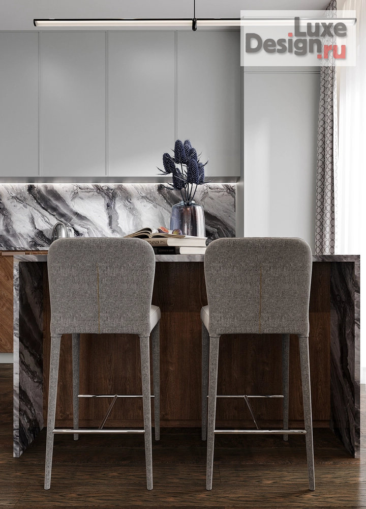 Дизайн интерьера двухкомнатной квартиры "Интерьер квартиры на Новослободской " (фото 7)