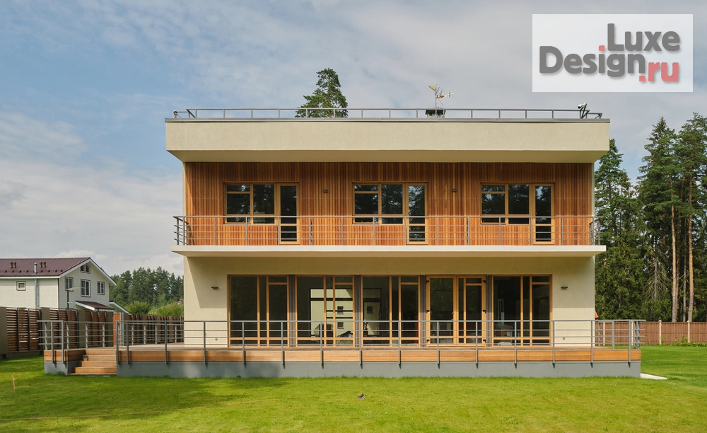 Частная архитектура "Загородная вилла под Звенигородом" (фото 1)