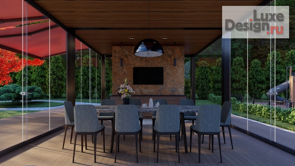 Частная архитектура "Садовый павильон для отдыха" (фото 7)