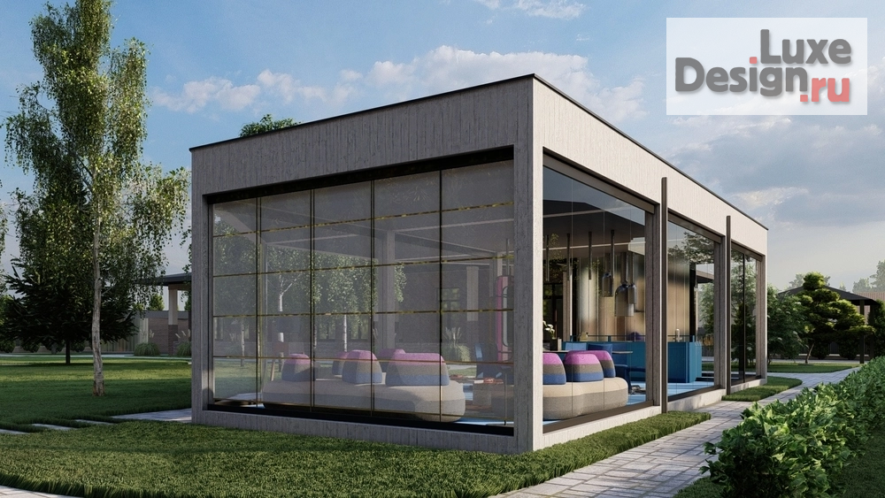 Частная архитектура "Садовый павильон в стиле метамодернизма" (фото 2)