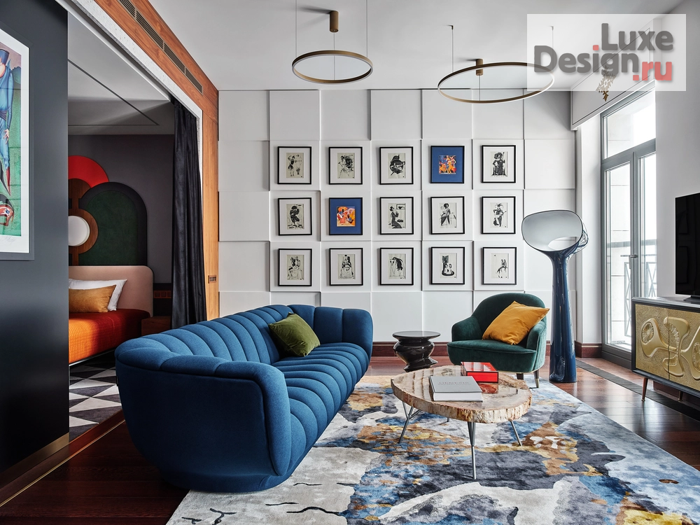 Дизайн интерьера двухкомнатной квартиры "Аппартаменты для отдыха" (фото 1)