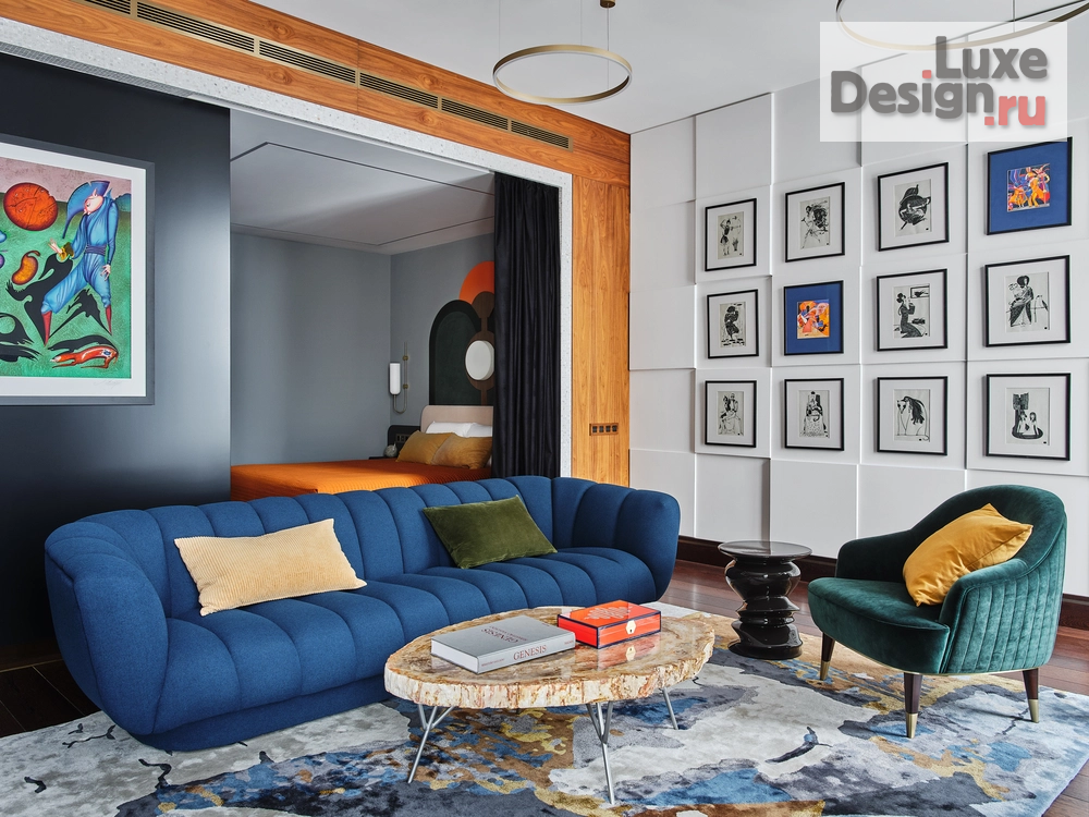 Дизайн интерьера двухкомнатной квартиры "Аппартаменты для отдыха" (фото 2)