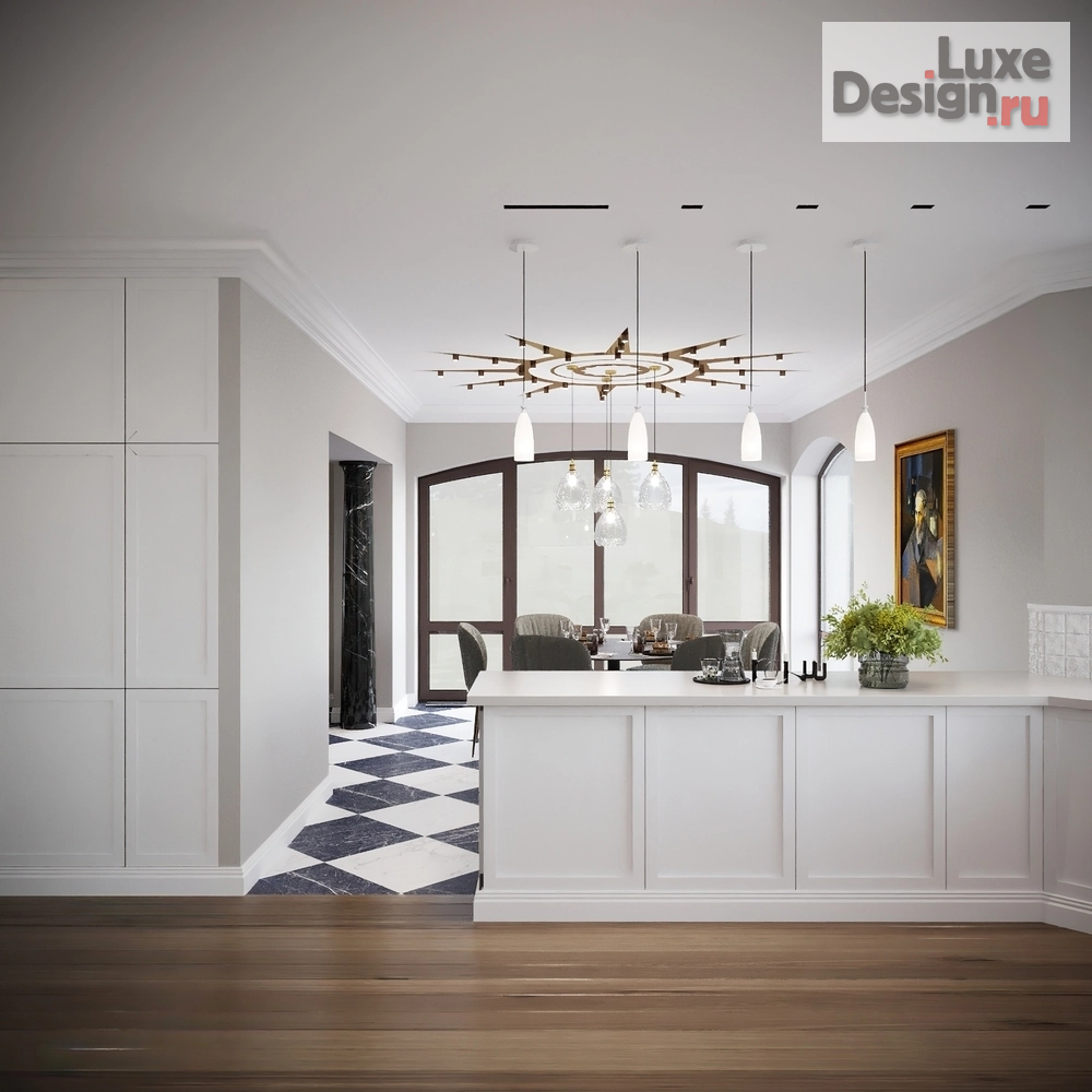 Дизайн интерьера загородного дома "Интерьер загородного жилого дома " (фото 16)