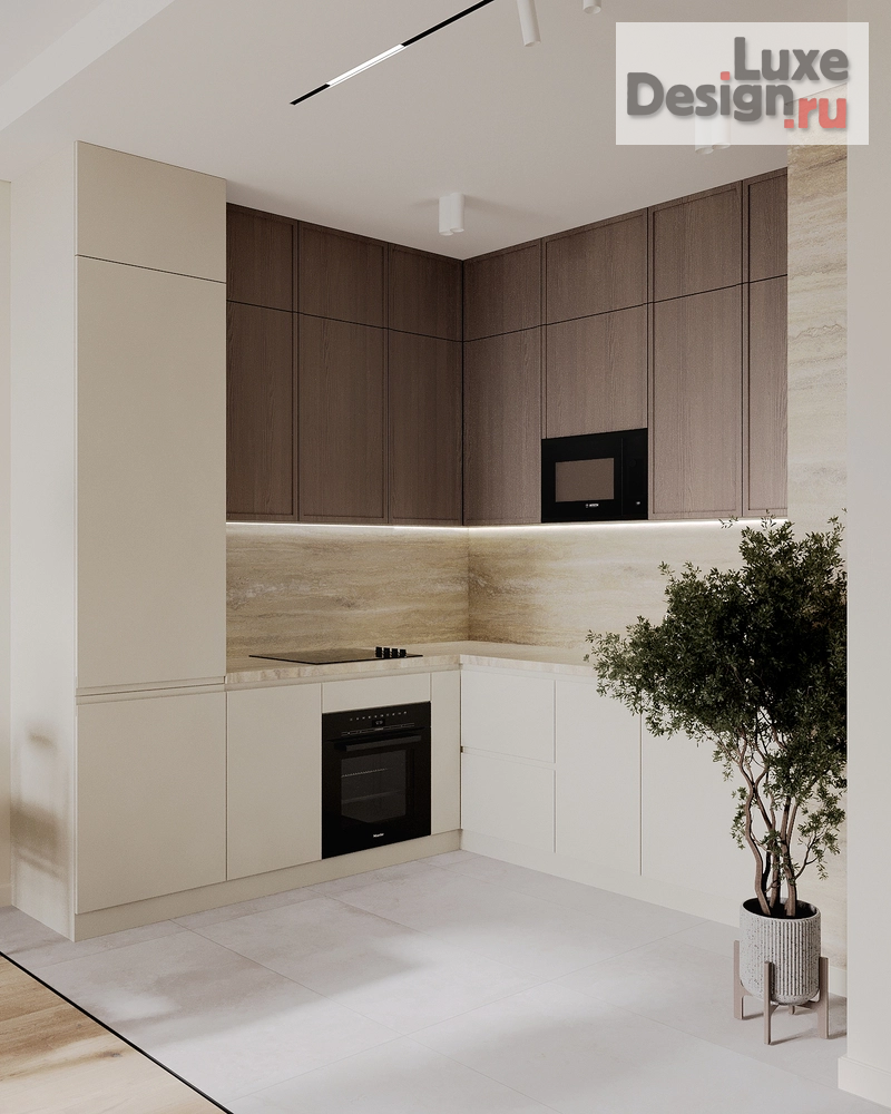 Дизайн интерьера однокомнатной квартиры "Квартира в стиле джапанди в ЖК "ЗИЛАРТ"" (фото 8)