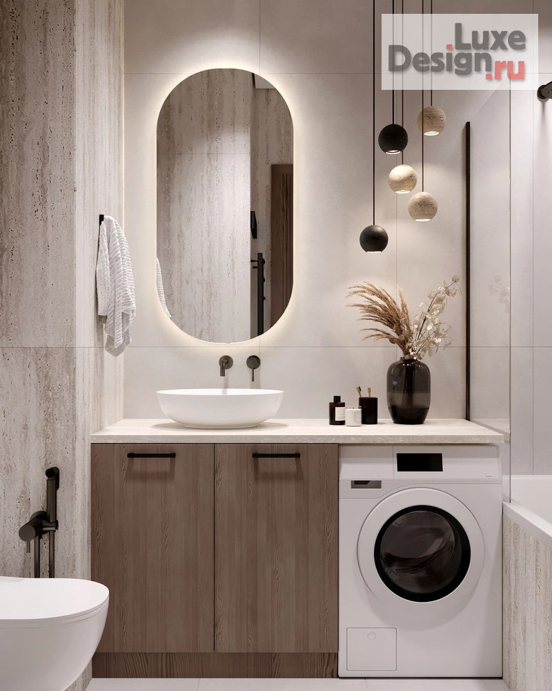 Дизайн интерьера однокомнатной квартиры "Квартира в стиле джапанди в ЖК "ЗИЛАРТ"" (фото 17)