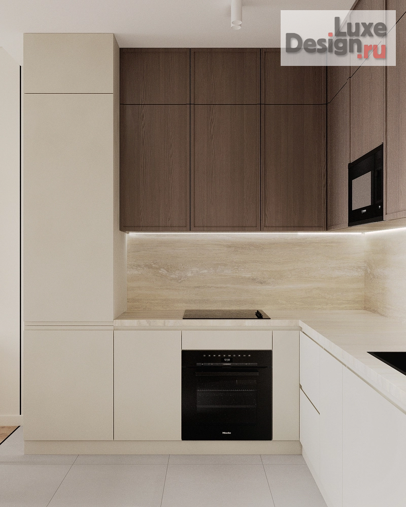 Дизайн интерьера однокомнатной квартиры "Квартира в стиле джапанди в ЖК "ЗИЛАРТ"" (фото 6)