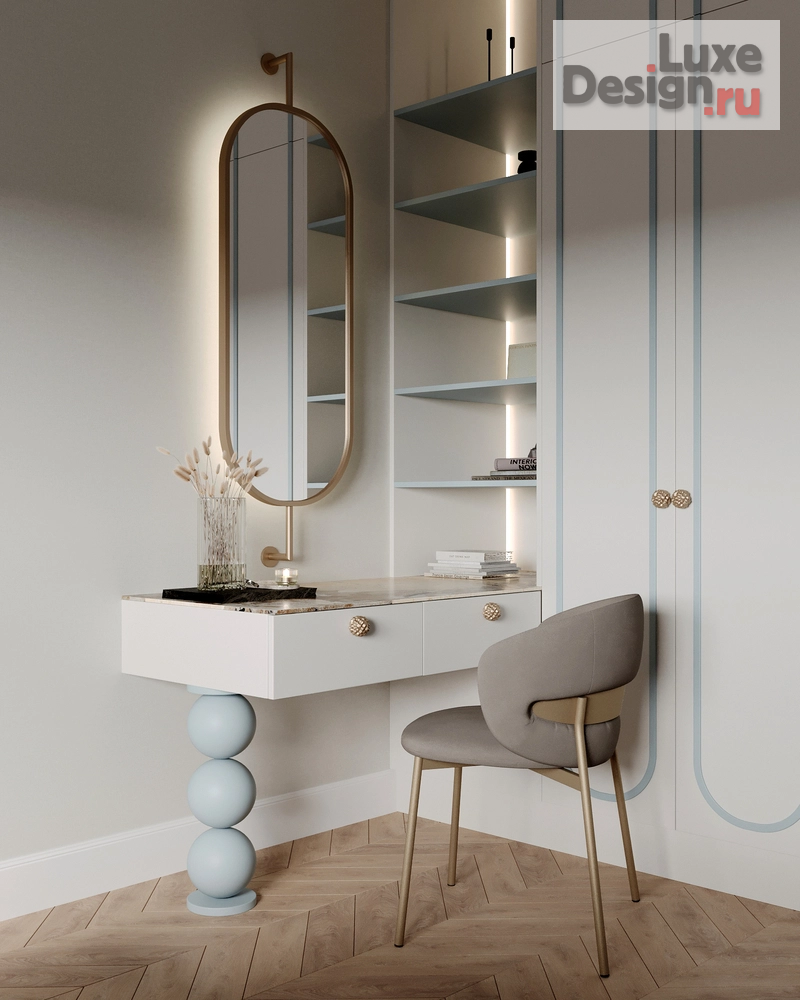 Дизайн интерьера однокомнатной квартиры "Проект SKY в ЖК "ЗИЛАРТ"" (фото 8)