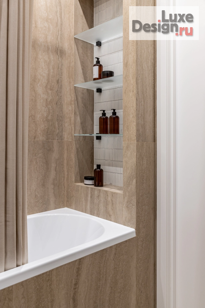 Дизайн интерьера однокомнатной квартиры "Реализация проекта TRAVERTINO" (фото 17)