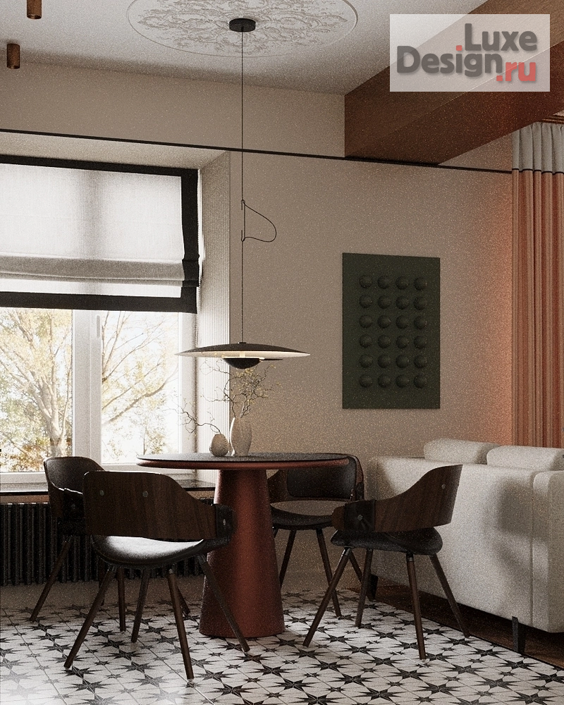 Дизайн интерьера трехкомнатной квартиры "Трешка в центре Москвы - MOSFILM" (фото 57)