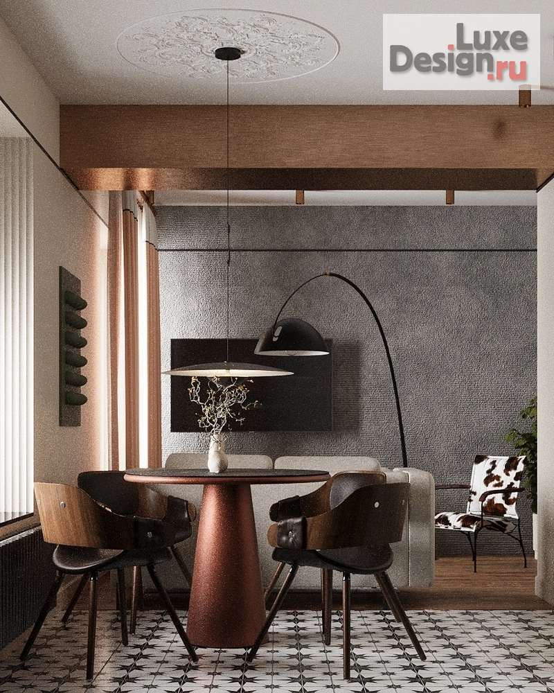 Дизайн интерьера трехкомнатной квартиры "Трешка в центре Москвы - MOSFILM" (фото 59)