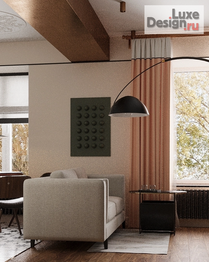 Дизайн интерьера трехкомнатной квартиры "Трешка в центре Москвы - MOSFILM" (фото 62)