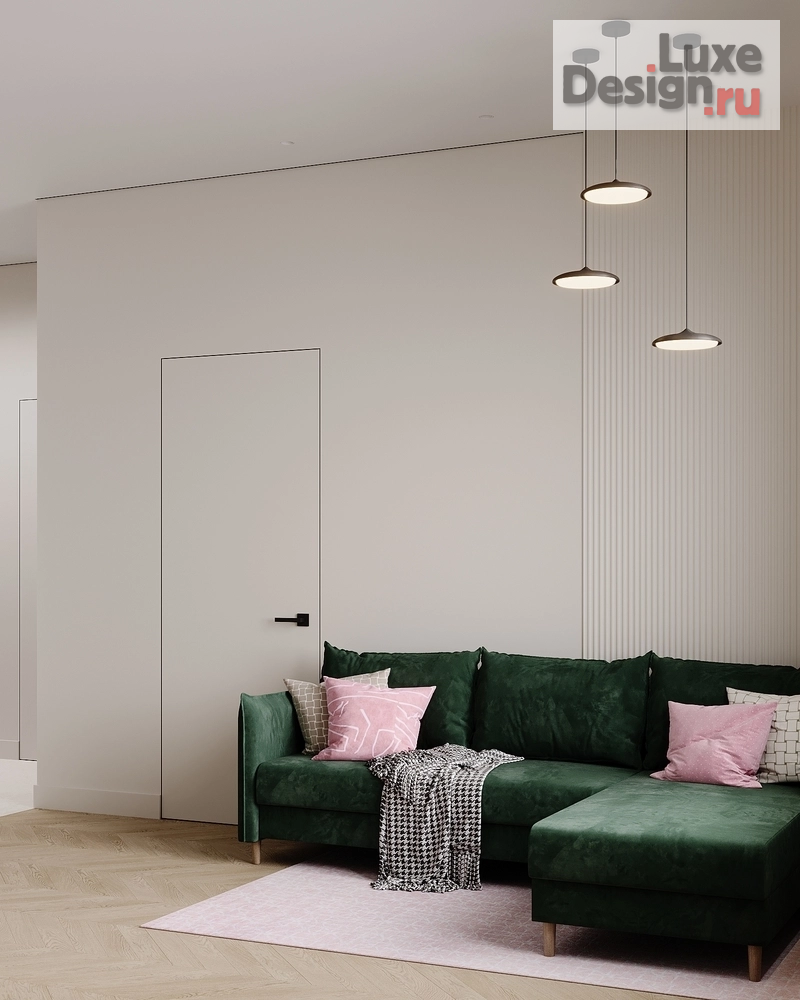 Дизайн интерьера однокомнатной квартиры "Однокомнатная квартира для девушки студентки в ЖК "ЗИЛАРТ"" (фото 25)