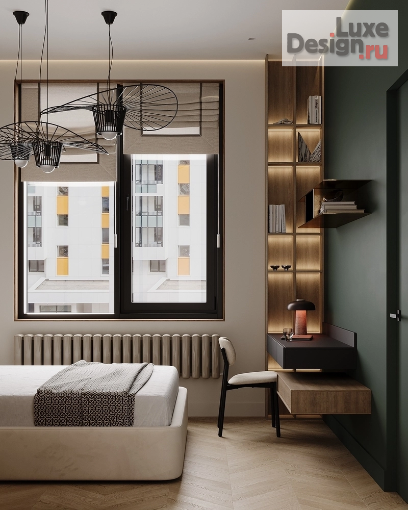 Дизайн интерьера однокомнатной квартиры "Однокомнатная квартира для девушки студентки в ЖК "ЗИЛАРТ"" (фото 36)
