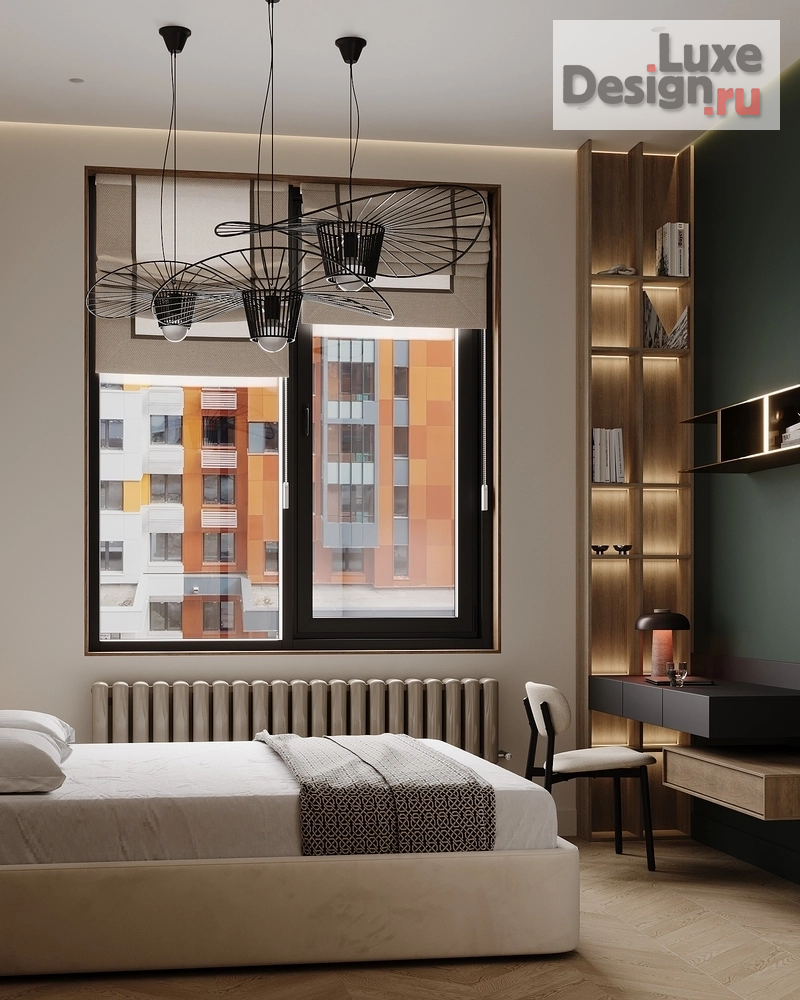 Дизайн интерьера однокомнатной квартиры "Однокомнатная квартира для девушки студентки в ЖК "ЗИЛАРТ"" (фото 38)