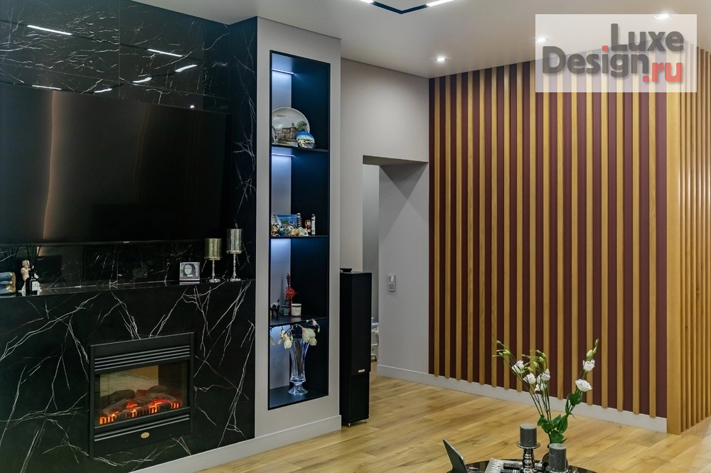 Дизайн интерьера трехкомнатной квартиры "Квартира для современной семьи с яркими цветовыми акцентами" (фото 4)