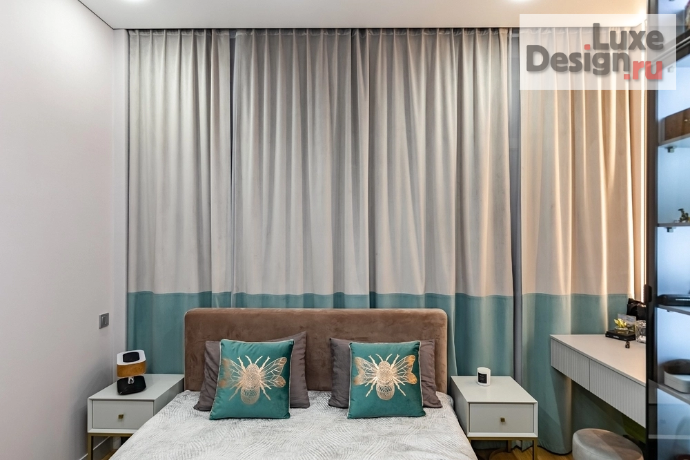 Дизайн интерьера трехкомнатной квартиры "Квартира для современной семьи с яркими цветовыми акцентами" (фото 9)