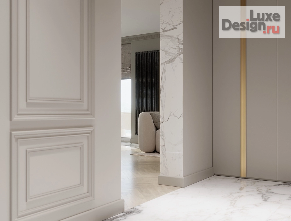 Дизайн интерьера четырехкомнатной квартиры "ЖК Балтийский берег (г. Калининград)" (фото 10) от дизайнера Чикиндины Регина и Олег Дизайн интерьера четырехкомнатной квартиры "ЖК Балтийский берег (г. Калининград)" (фото 10)