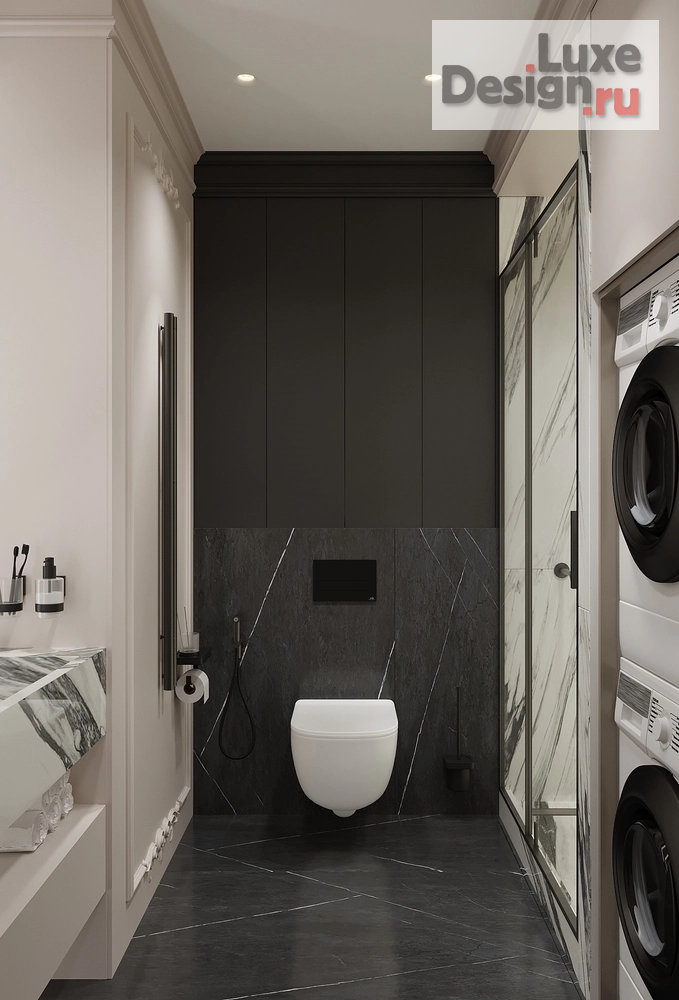 Дизайн интерьера четырехкомнатной квартиры "ЖК Балтийский берег (г. Калининград)" (фото 38) от дизайнера Чикиндины Регина и Олег Дизайн интерьера четырехкомнатной квартиры "ЖК Балтийский берег (г. Калининград)" (фото 38)