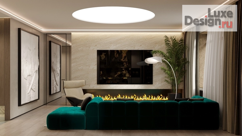 Дизайн интерьера двухкомнатной квартиры "Шамшиных Y" (фото 3)