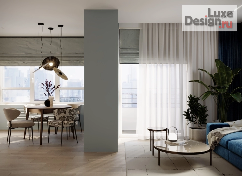 Дизайн интерьера двухкомнатной квартиры "Интерьер квартиры в ЖК "Мылзавод"" (фото 4) от дизайнера Чикиндины Регина и Олег Дизайн интерьера двухкомнатной квартиры "Интерьер квартиры в ЖК "Мылзавод"" (фото 4)