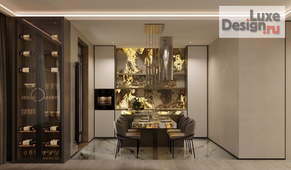 Дизайн интерьера двухкомнатной квартиры "Шамшиных Y" (фото 5)