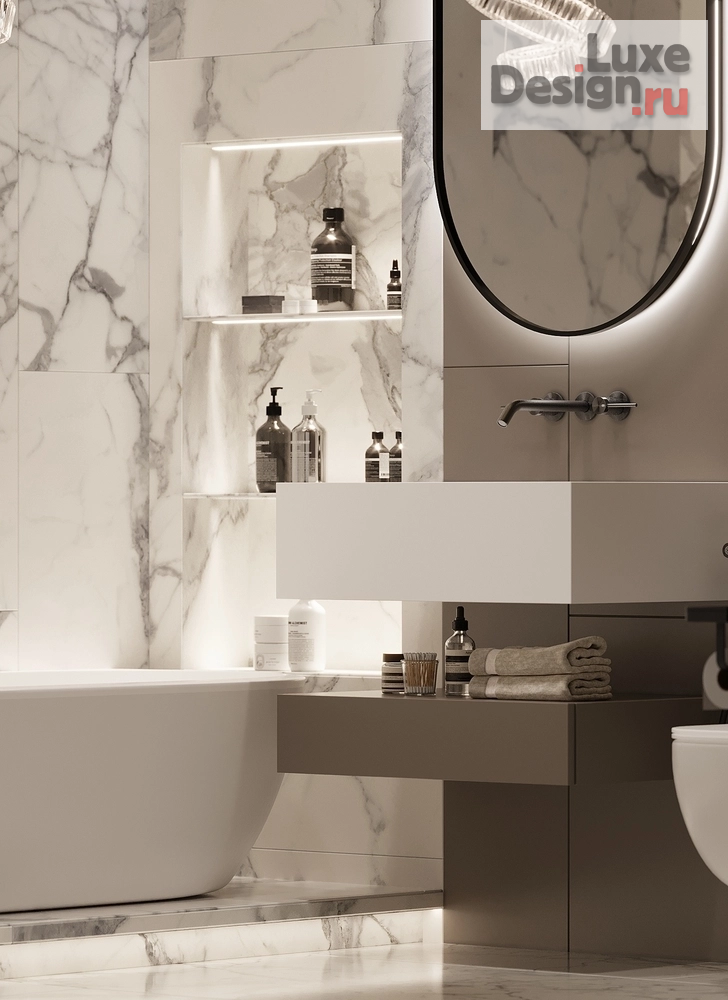 Дизайн интерьера четырехкомнатной квартиры "ЖК Балтийский берег (г. Калининград)" (фото 46)