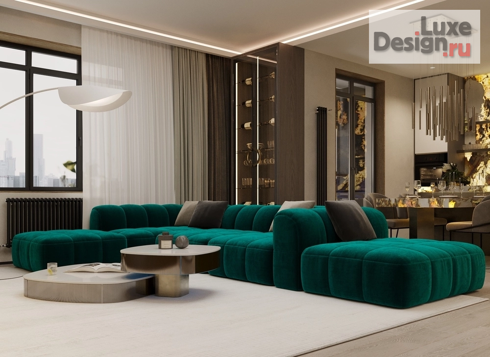 Дизайн интерьера двухкомнатной квартиры "Шамшиных Y" (фото 7)