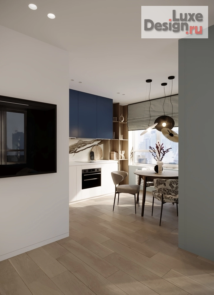 Дизайн интерьера двухкомнатной квартиры "Интерьер квартиры в ЖК "Мылзавод"" (фото 7) от дизайнера Чикиндины Регина и Олег Дизайн интерьера двухкомнатной квартиры "Интерьер квартиры в ЖК "Мылзавод"" (фото 7)