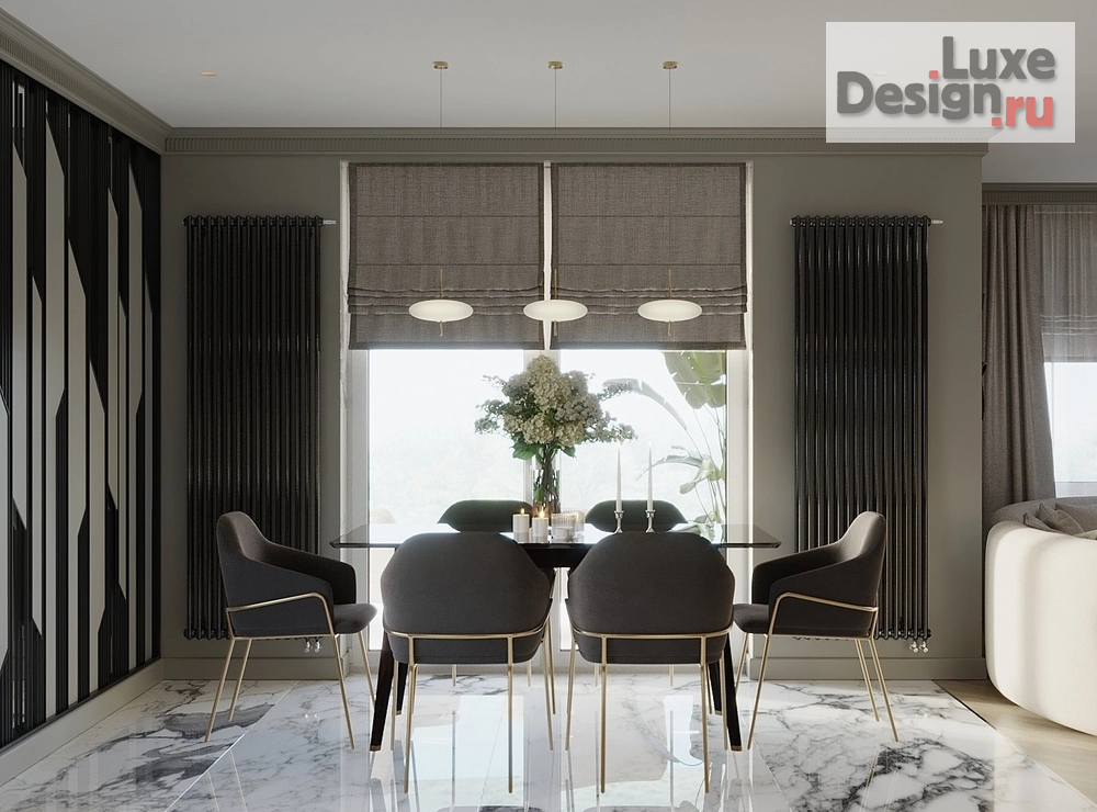 Дизайн интерьера четырехкомнатной квартиры "ЖК Балтийский берег (г. Калининград)" (фото 8) от дизайнера Чикиндины Регина и Олег Дизайн интерьера четырехкомнатной квартиры "ЖК Балтийский берег (г. Калининград)" (фото 8)