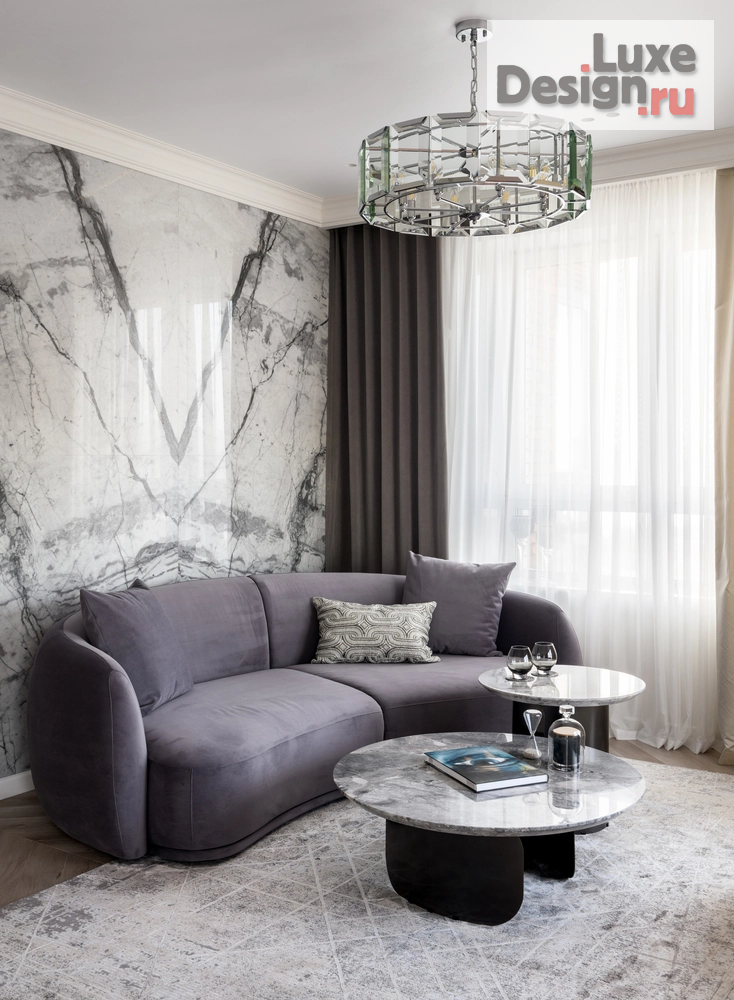 Дизайн интерьера двухкомнатной квартиры "ЖК Шевченко " (фото 1)