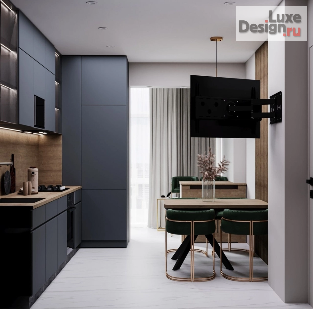 Дизайн интерьера трехкомнатной квартиры "Трехкомнатная квартира" (фото 3)