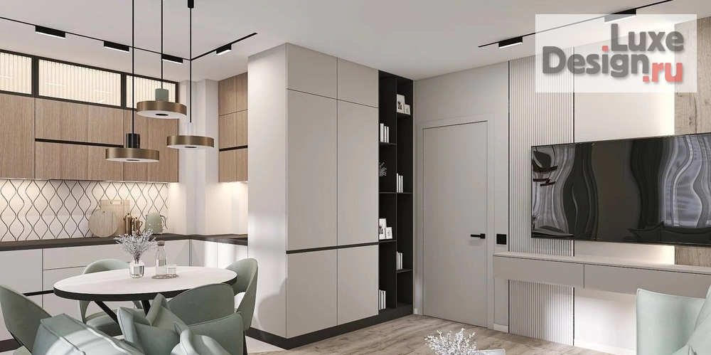 Дизайн интерьера двухкомнатной квартиры "Двухкомнатная квартира" (фото 3)