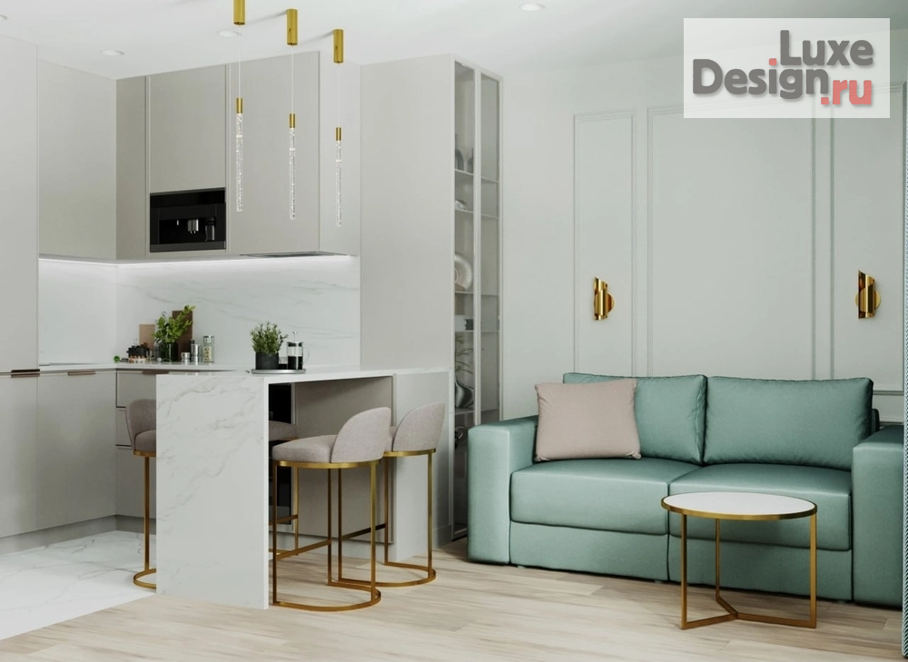 Дизайн интерьера однокомнатной квартиры "Проект квартиры-студии" (фото 4)