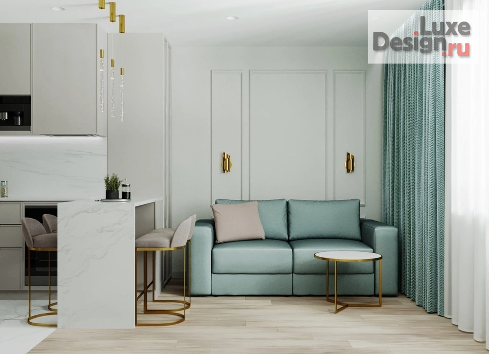 Дизайн интерьера однокомнатной квартиры "Проект квартиры-студии" (фото 3)