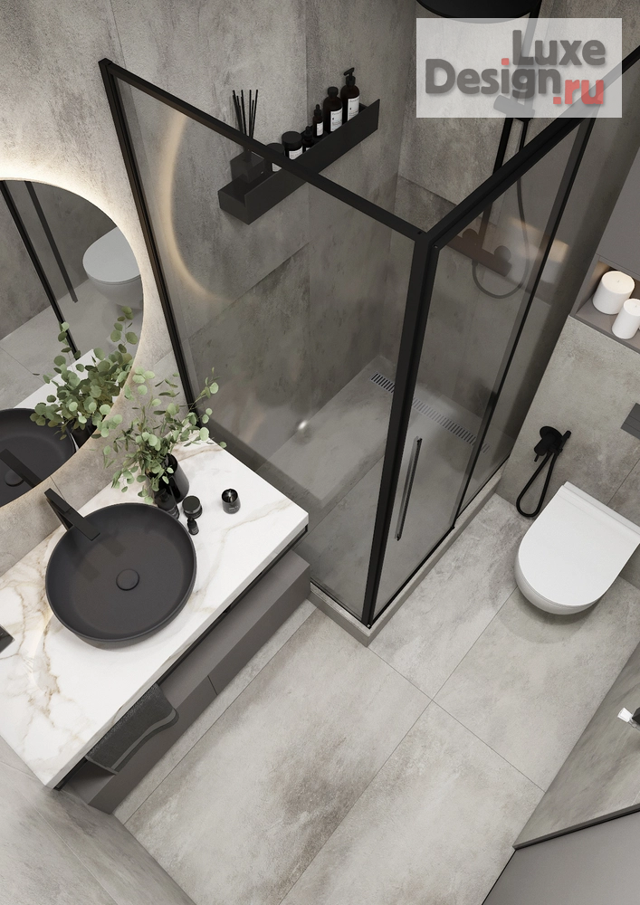 Дизайн интерьера двухкомнатной квартиры "ЖК Discovery (Дискавери)" (фото 10)