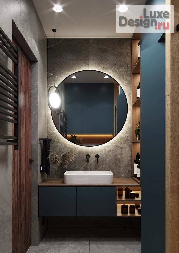 Дизайн интерьера трехкомнатной квартиры "ЖК Discovery 2.0" (фото 17)