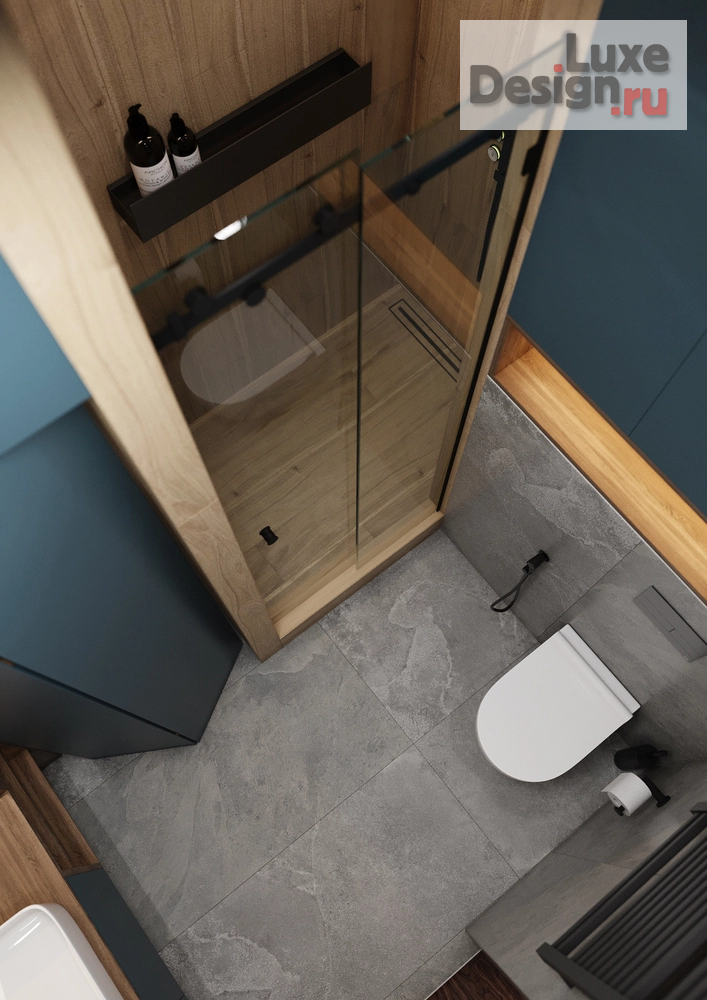 Дизайн интерьера трехкомнатной квартиры "ЖК Discovery 2.0" (фото 18)