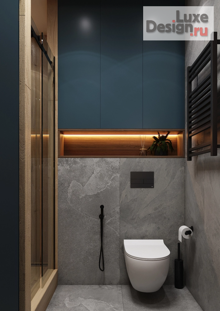 Дизайн интерьера трехкомнатной квартиры "ЖК Discovery 2.0" (фото 19)