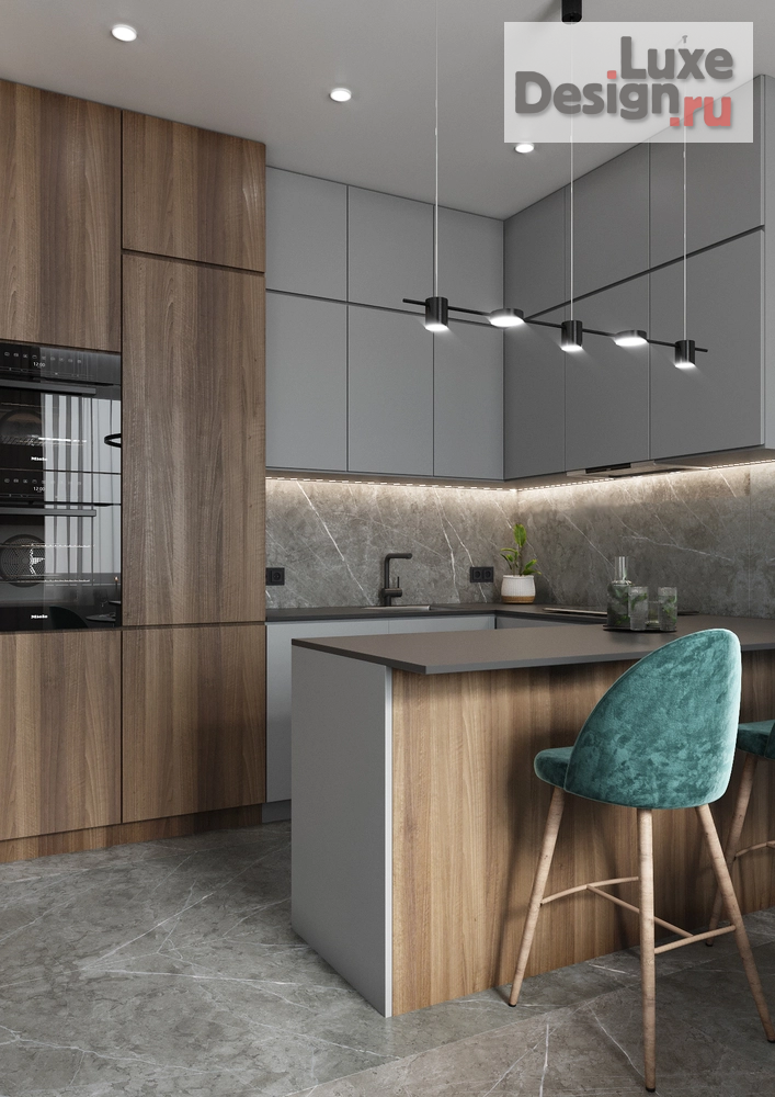 Дизайн интерьера двухкомнатной квартиры "ЖК Балтийский " (фото 2) от дизайнера Гоптарева Виктория Викторовна Дизайн интерьера двухкомнатной квартиры "ЖК Балтийский " (фото 2)