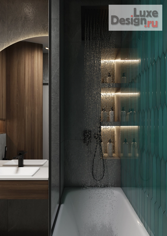 Дизайн интерьера двухкомнатной квартиры "ЖК Балтийский " (фото 10) от дизайнера Гоптарева Виктория Викторовна Дизайн интерьера двухкомнатной квартиры "ЖК Балтийский " (фото 10)