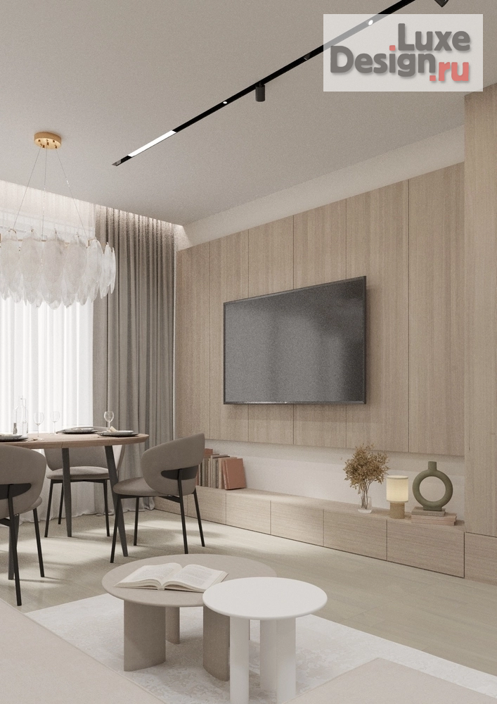 Дизайн интерьера трехкомнатной квартиры "ЖК Символ" (фото 5)