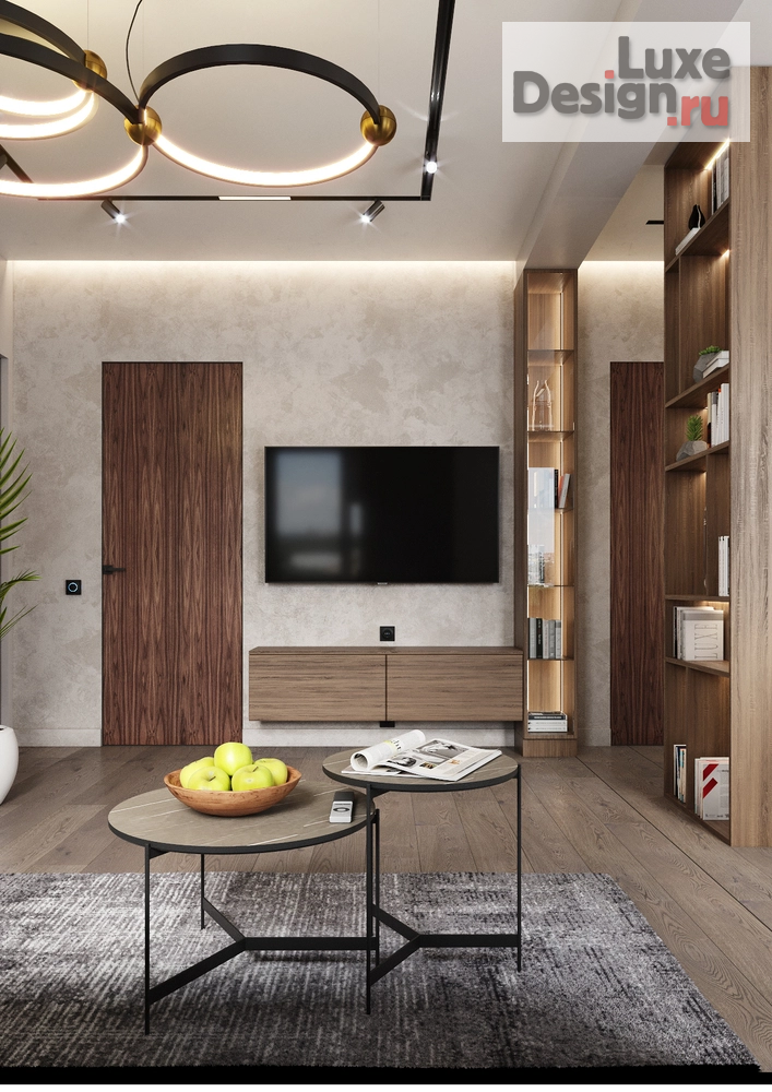 Дизайн интерьера трехкомнатной квартиры "ЖК Discovery 2.0" (фото 5)