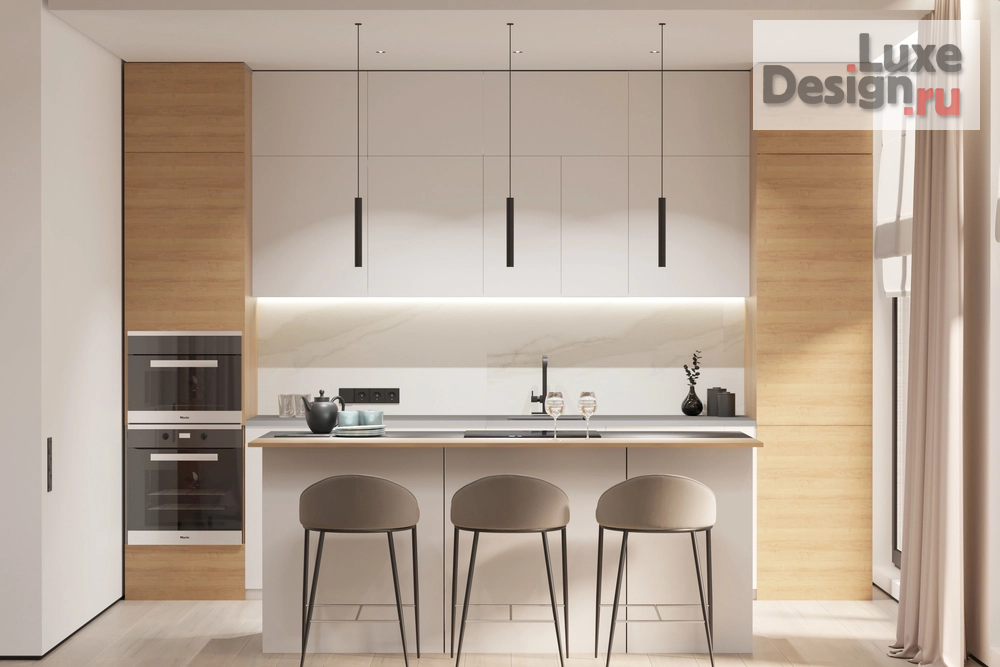 Дизайн интерьера четырехкомнатной квартиры "ЖК Событие " (фото 4)