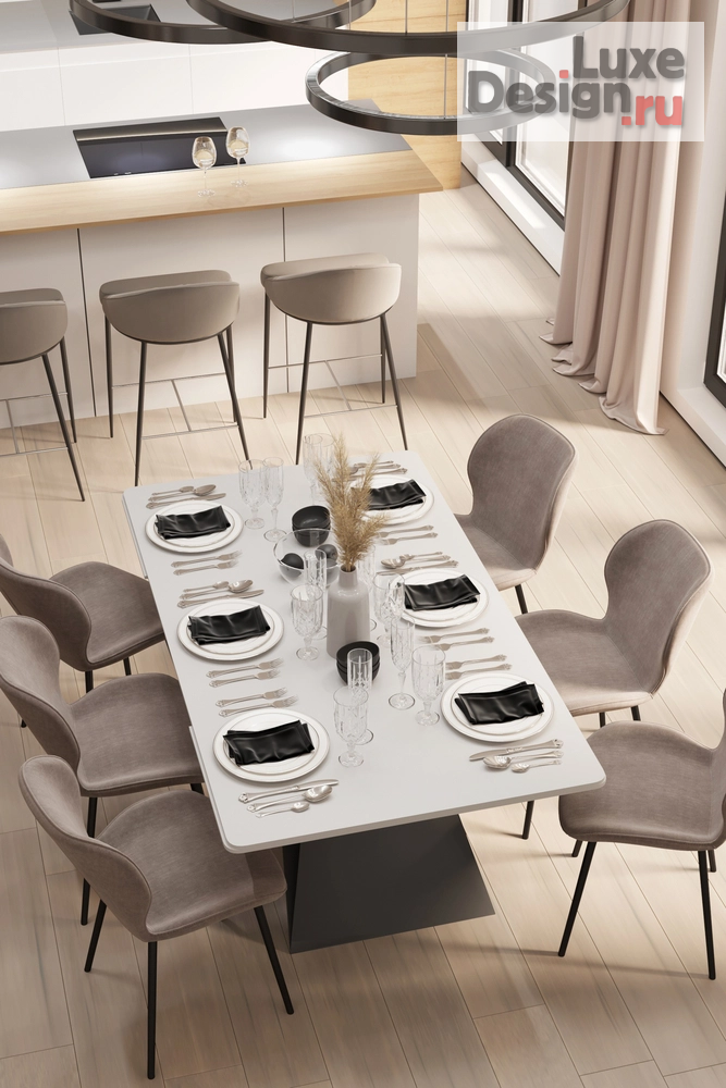 Дизайн интерьера четырехкомнатной квартиры "ЖК Событие " (фото 7)